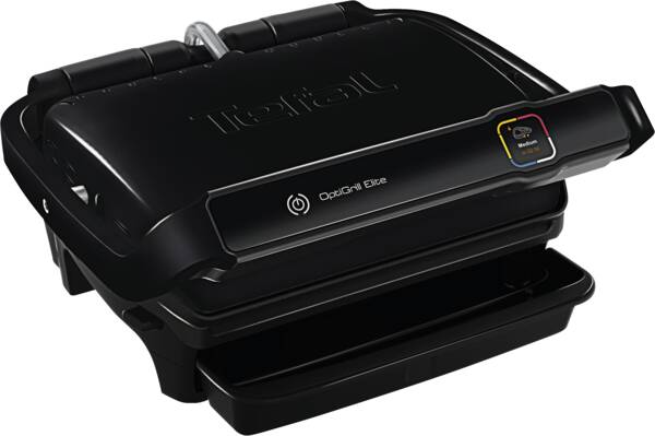 Tefal Kontaktgrill GC7508 Optigrill Elite Schwarz