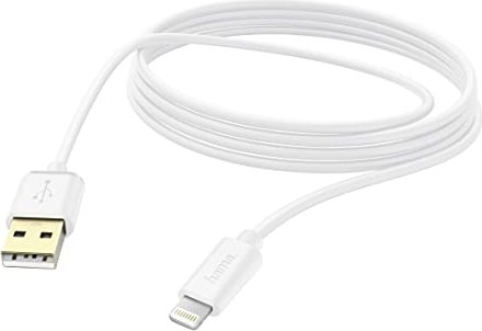 Hama Lade-/Datenkabel Lightning/USB-A, 3.0m, weiß