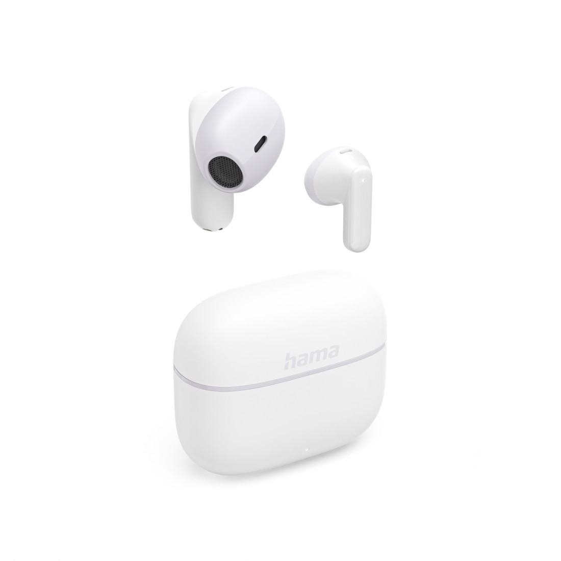 Hama Bluetooth®-Kopfhörer "Freedom Light II", TWS, Earbuds, Sprachsteuerung, Weiss