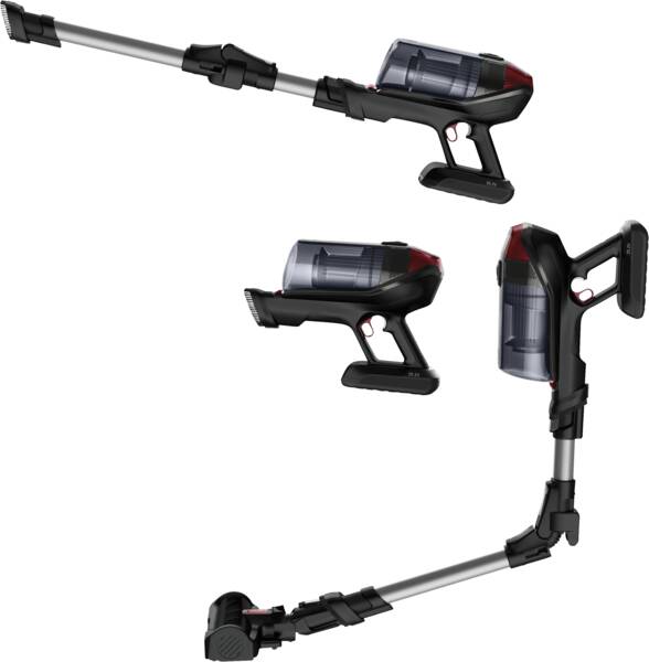 Rowenta Akku-Stielsauger RH98A7 X-Force Flex 12.60 Animal Rot-Silber