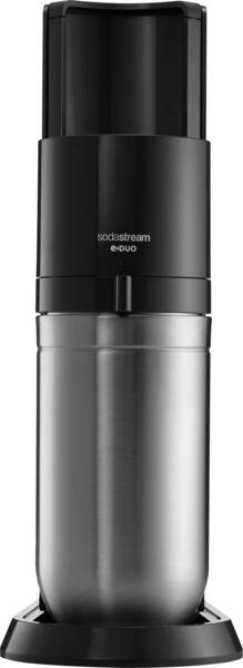 Sodastream Sodagerät E-DUO Titan Edelstahl-Schwarz