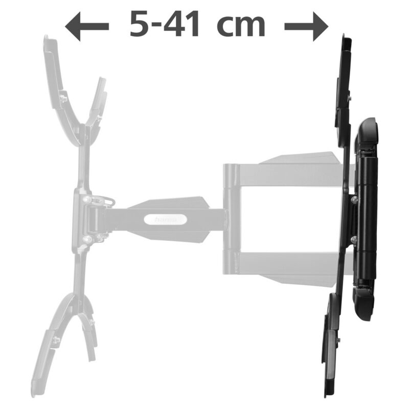 Hama TV-Wandhalterung FULLMOTION, 3 Sterne, 229 cm (90), Vesa 200x200 bis 600x500, schwarz