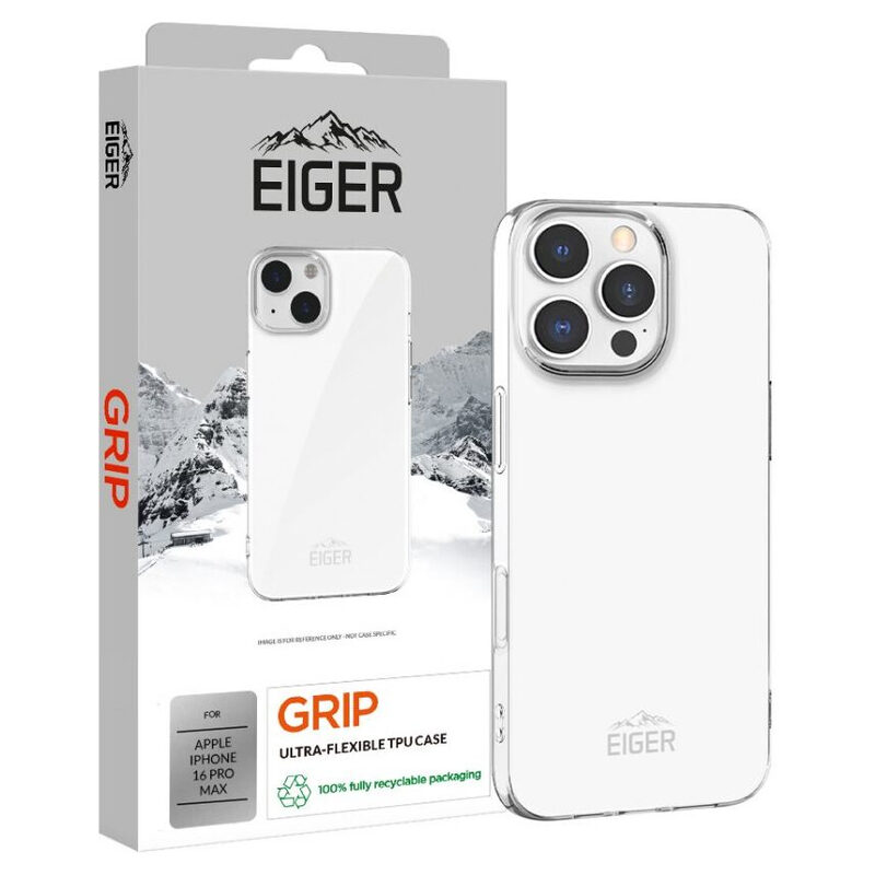 Eiger Grip Case iPhone 16 Pro Max transparent