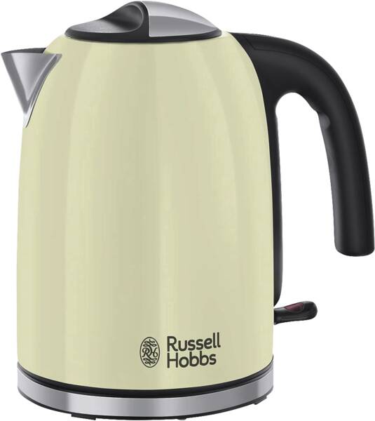 Russell Hobbs Wasserkocher Colours Plus+ Classic Cream Wasserkocher Creme-Edelstahl