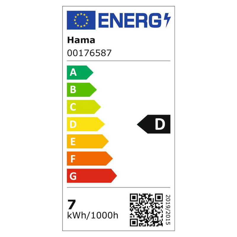 Hama WLAN-LED-Lampe, E27, 7W