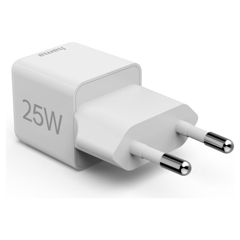 Hama Netzteil Mini, USB-C 25W weiss