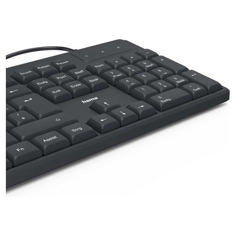 Hama Tastatur-USB CK-200 schwarz