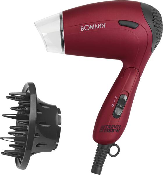 Bomann Reise-Haartrockner HTD 8005 CB Rot