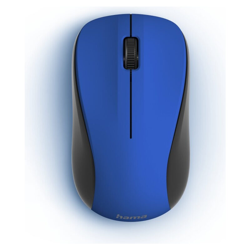 Hama Optische Funkmaus MW-300 V2, 3 Tasten, Blau