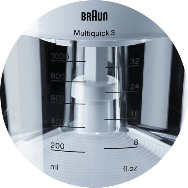 Braun Domestic Home Zitruspresse MPZ 9 Citromatic vario Weiss-Transparent