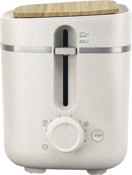 Philips 2-Scheiben-Toaster HD2640/10 Seiden-Weiss