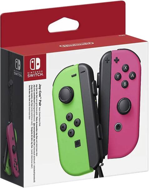 Nintendo Joy-Con 2er-Set Neon-Grün/Neon-Pink (Switch)