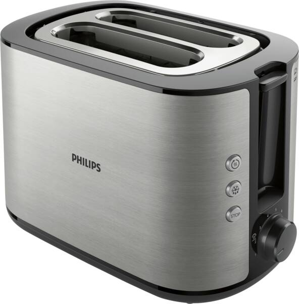 Philips 2-Scheiben-Toaster HD2650/90 Edelstahl