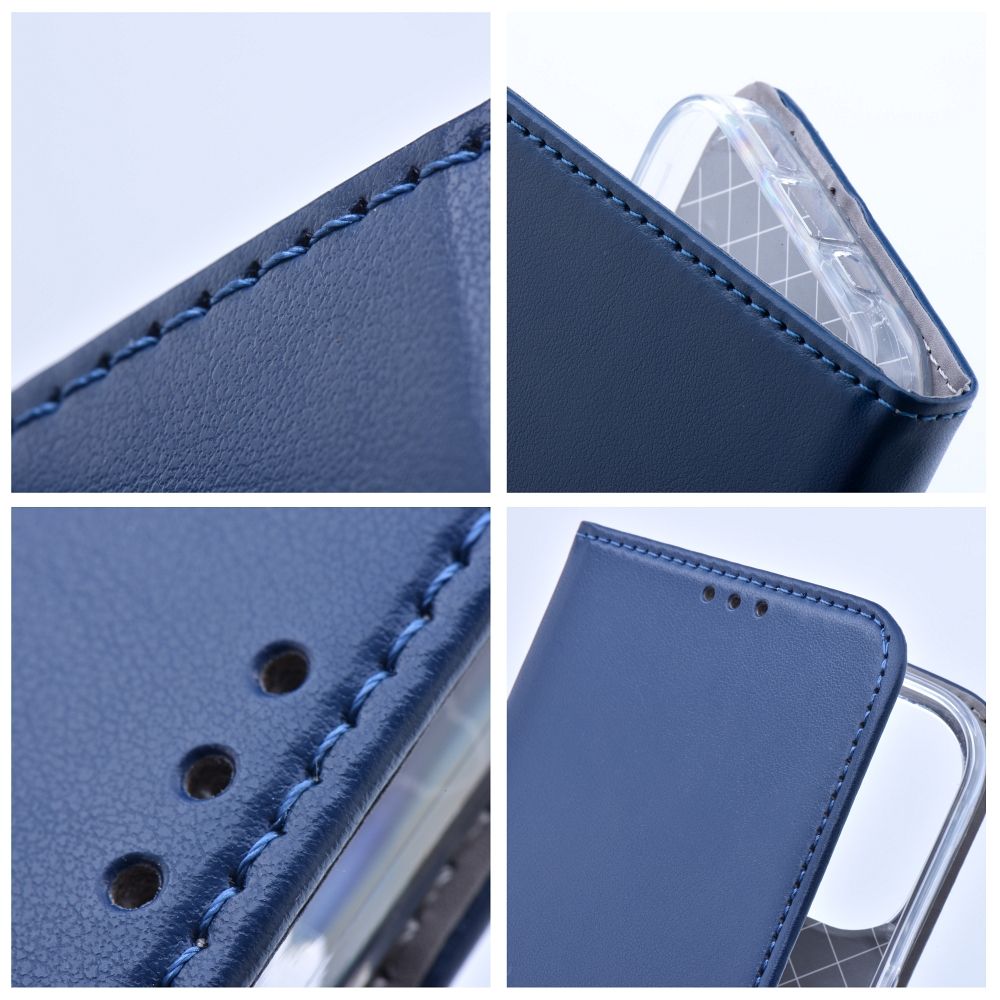 Smart Magneto book case Navy Blau für Apple iPhone 14 Pro