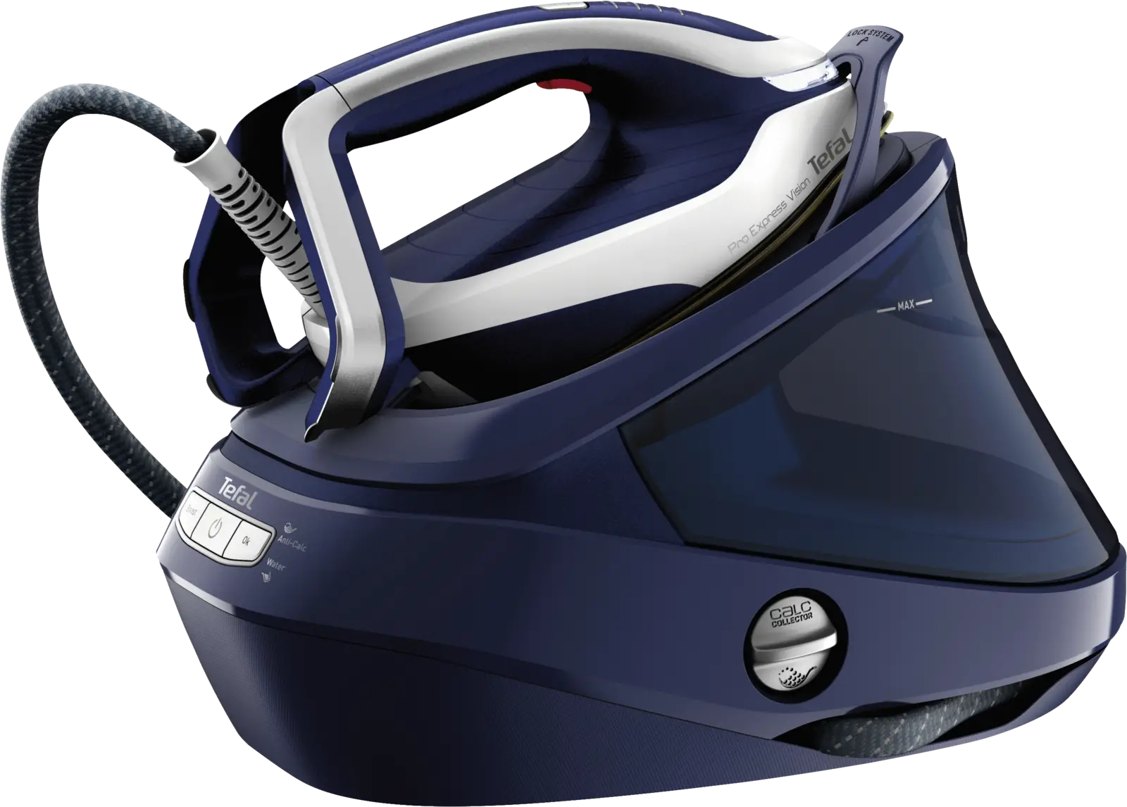 Tefal Dampfbügelstation GV9812E0 Pro Express Vision — Blau-Weiss