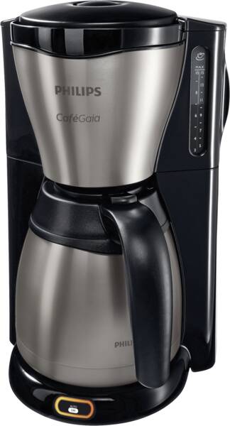 Philips Filterkaffeemaschine HD7548/20 Gaia Therm Schwarz-Edelstahl