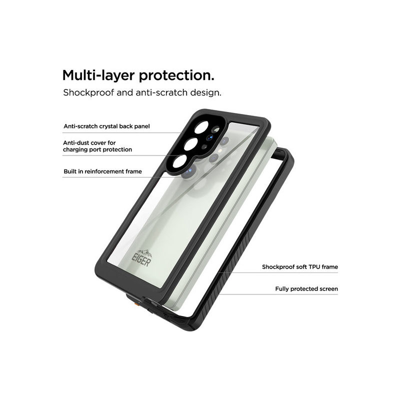 Eiger Avalanche Case Sam S25 Ultra schwarz