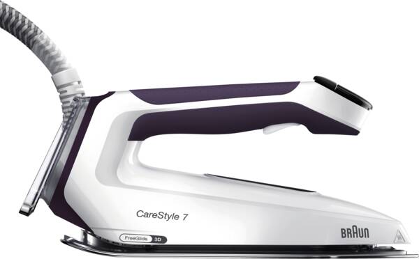 Braun Domestic Home Dampfbügelstation IS 7266 VI Weiss-Violett