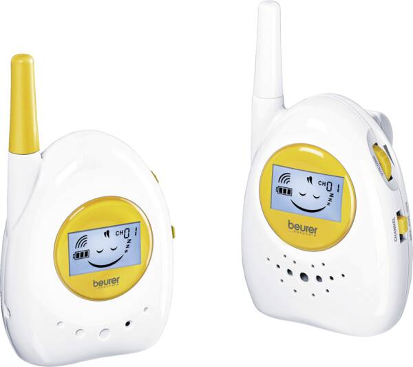 Beurer Babyphone-Set BY 84 Weiss-Gelb
