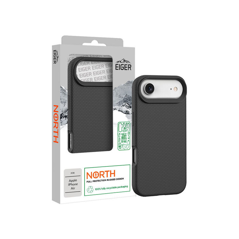 Eiger North Case schwarz iPhone 17 Air