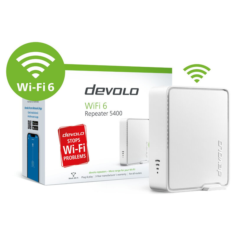 devolo WiFi 6 Repeater 5400 weiss