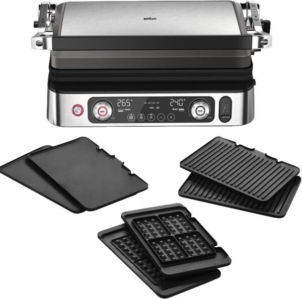 Braun Domestic Home Kontaktgrill CG 9167 Edelstahl-Schwarz