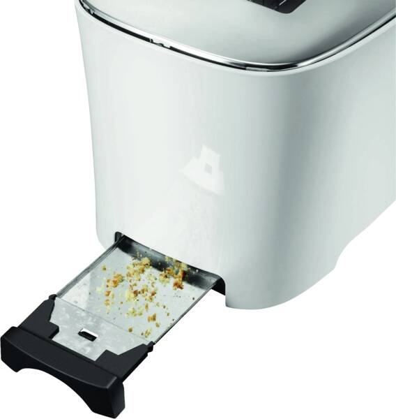 Unold Doppellangschlitz-Toaster 38020 Toaster Design Dual Weiss-Schwarz