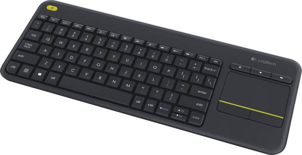 Logitech Tastatur K400 Plus Wireless Touch Dunkelgrau
