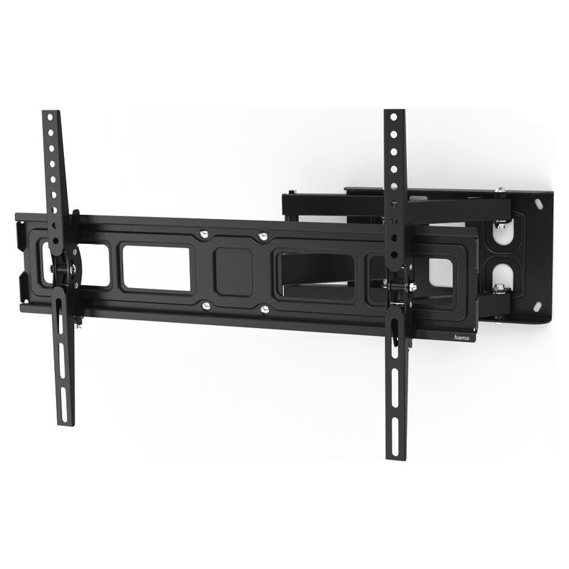 Hama TV-Wandhalterung FULLMOTION, 213 cm (84), VESA 100x100 bis 600x400, Scherenarm, Schwarz