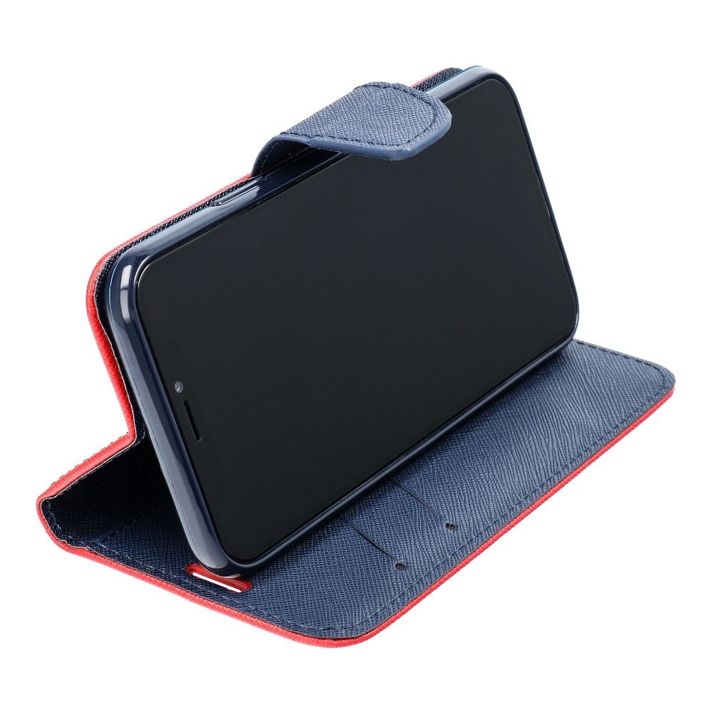 Fancy Book Case für APPLE IPHONE 7 Plus / 8 Plus Rot/Dunkelblau
