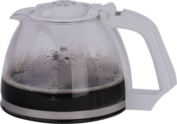 Cloer Filterkaffeemaschine 5011 Weiss-Edelstahl