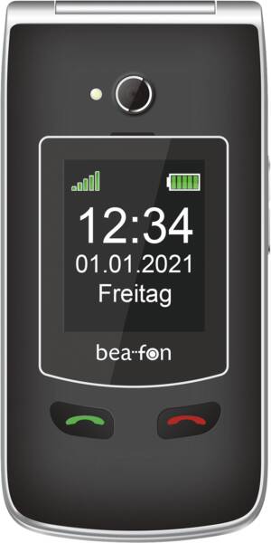 Beafon Tastatur-Handy SL645plus Black Silver