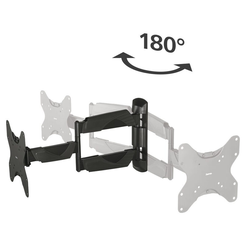 Hama TV-Wandhalterung,FULLMOTION 122cm (48), VESA 75x75 bis 200x200, max.35kg, Schwarz