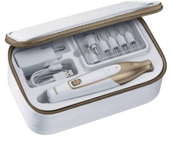 Beurer Maniküre-/Pediküre-Set MP 64 Weiss-Gold