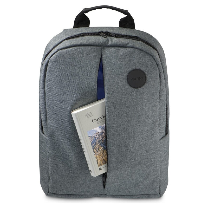HAMA Laptop/Notebook-Rucksack Genua, bis 44 cm (17.3 Zoll), Grau