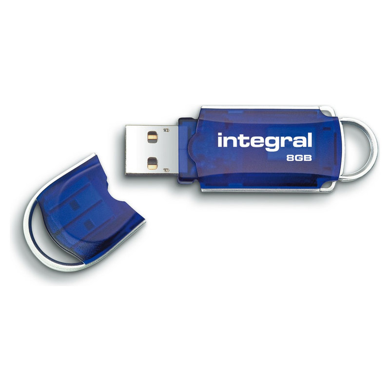 Integral USB Stick Courier 2.0 8GB (blau)