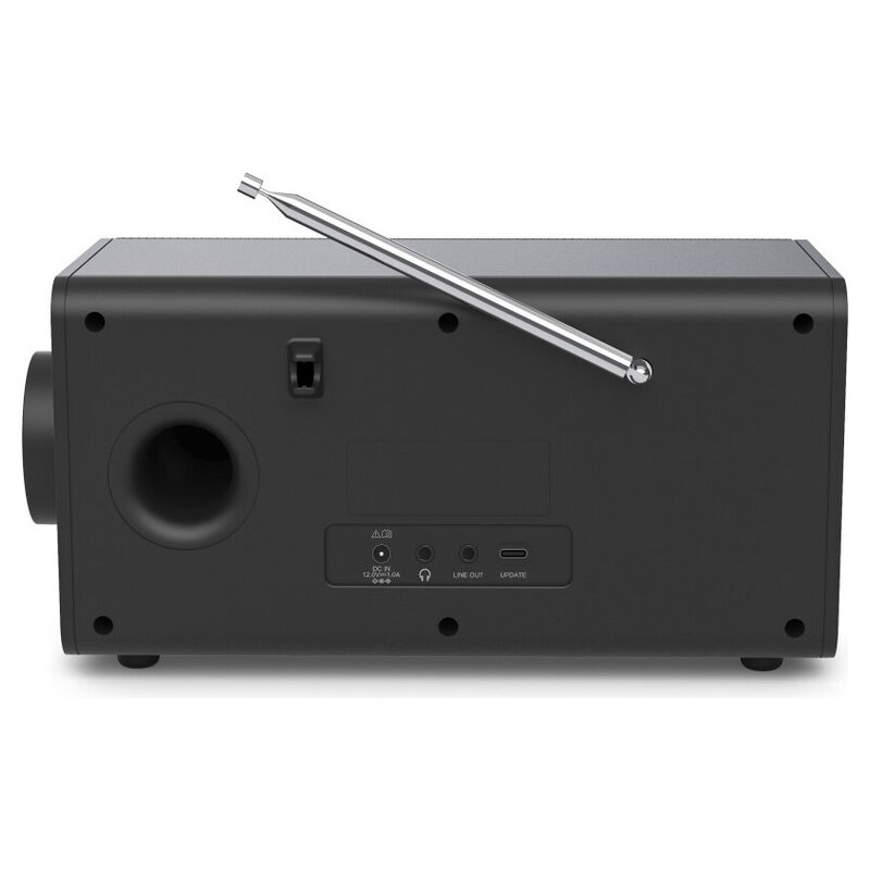 HAMA Digitalradio DR1001, FM/DAB/DAB+, Bluetooth RX, Radiowecker, Schwarz