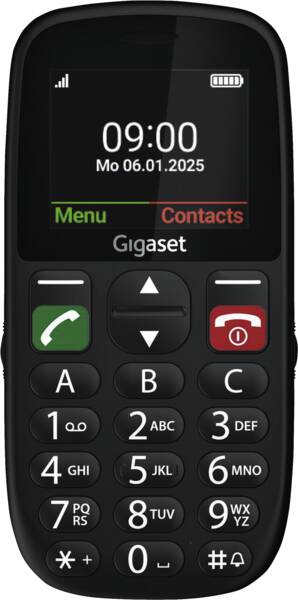 Gigaset Tastatur-Handy GL395 Schwarz