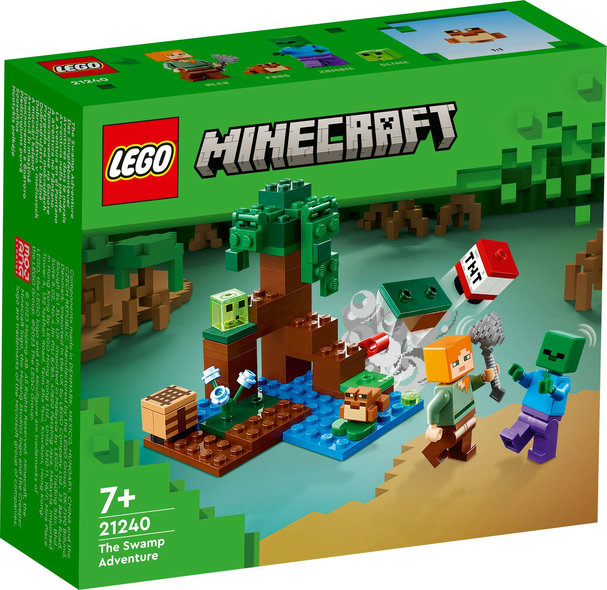 LEGO® 21240 - Minecraft™ Das Sumpfabenteuer (65 Teile)