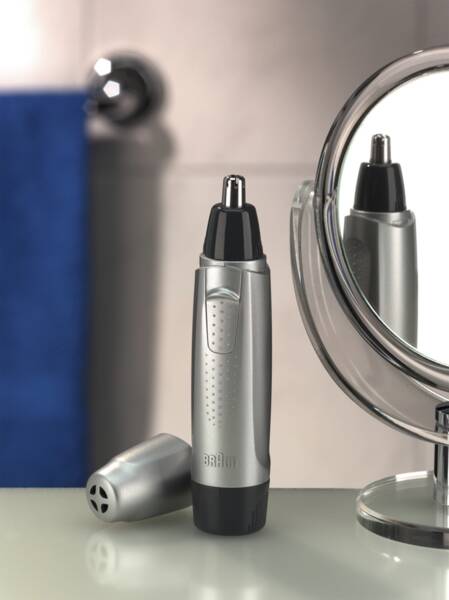 Braun Personal Care Nasen-/Ohrhaarschneider EN 10 Exact Series Silber-Schwarz