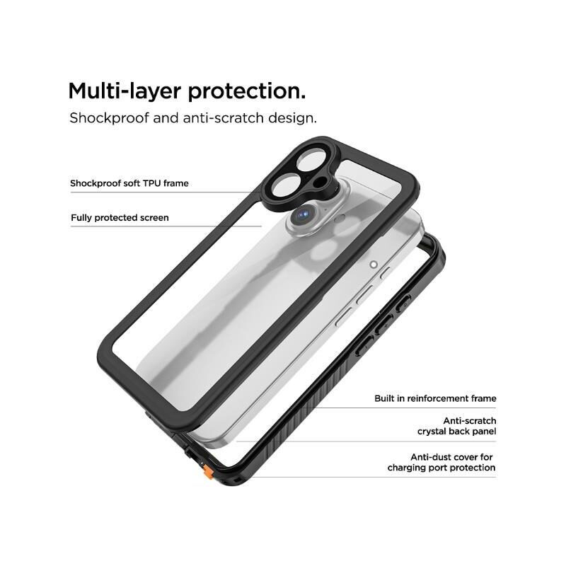 Eiger Avalanche Case schwarz für Apple iPhone 16 Plus
