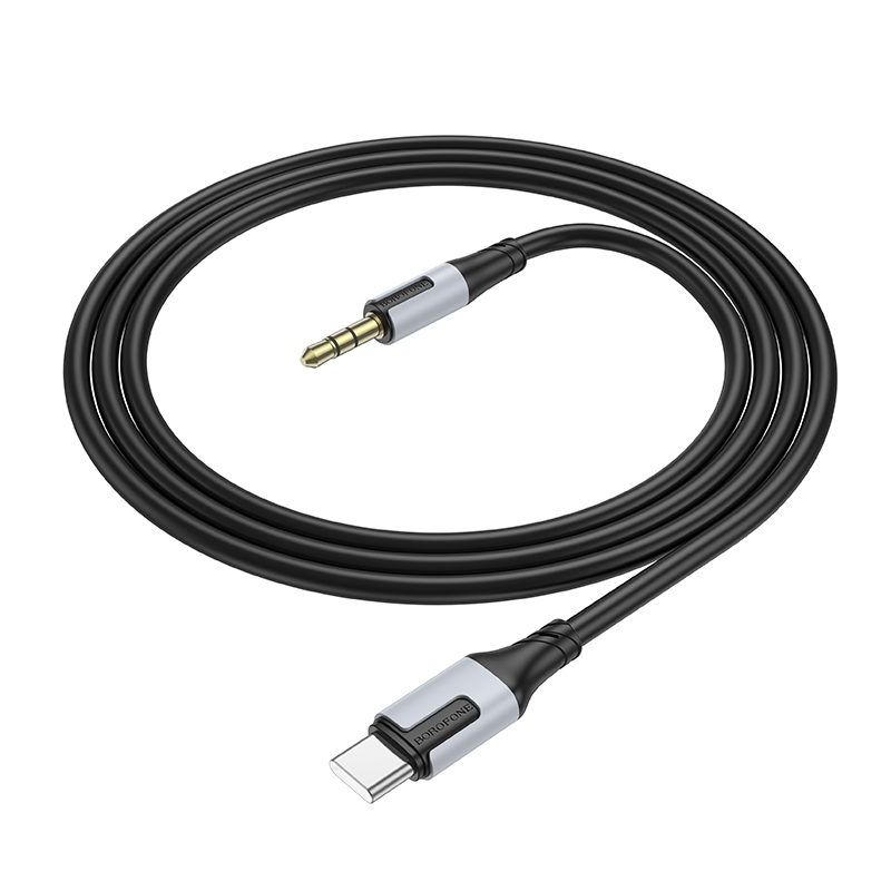 BOROFONE CABLE BL19 CREATOR - JACK 3,5MM TO TYPE C - 1 METRE BLACK