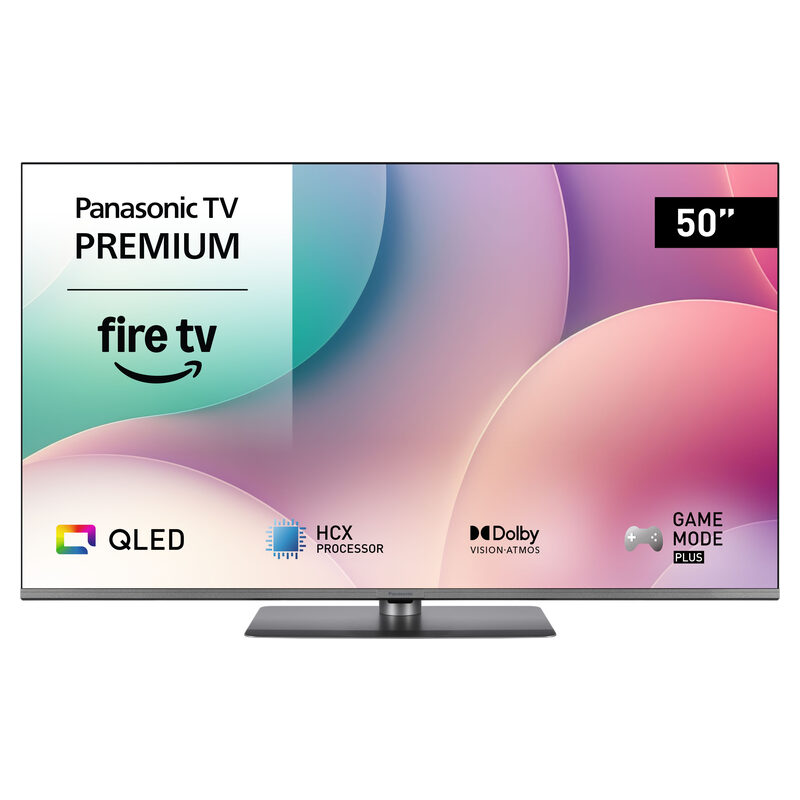 Panasonic TV-50W83AE6C, 50 Zoll/126cm, 4K QLED LED UHD Smart TV, silber