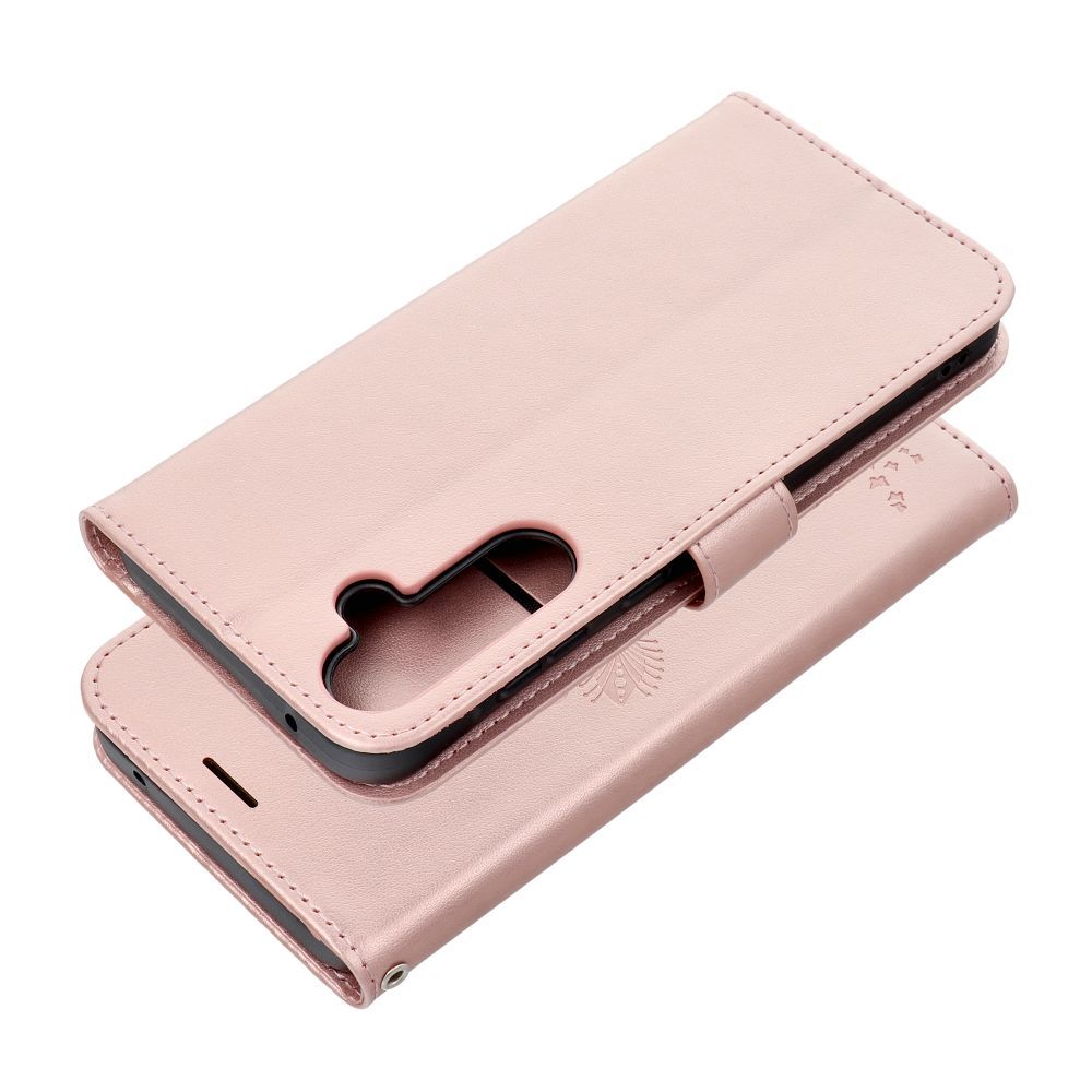 MEZZO Book Case für SAMSUNG Galaxy A55 5G Baum gold rosa