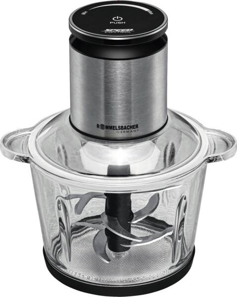 Rommelsbacher Zerkleinerer MZ 800 Glas-Edelstahl-Schwarz