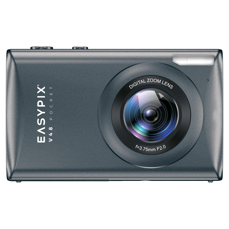 Easypix Digitalkamera V48 Pocket, Schwarz