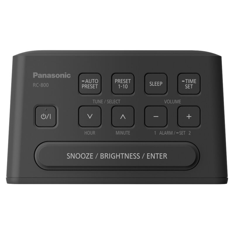 Panasonic RC-800 Radiowecker UKW schwarz