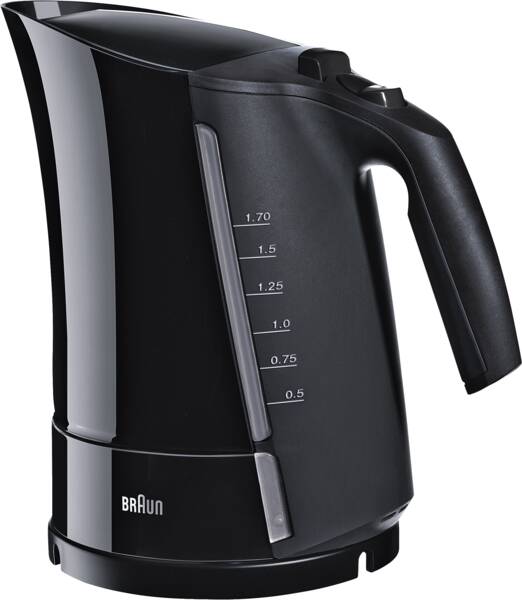Braun Wasserkocher WK 300 Multiquick 3 Schwarz