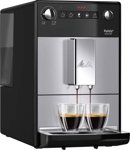Melitta Kaffeevollautomat Purista Silber