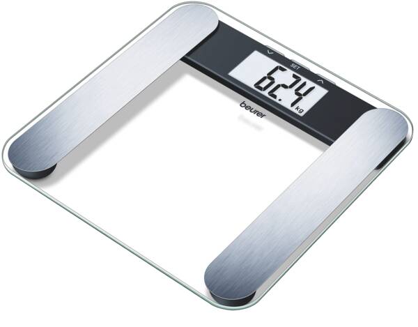 Beurer Personenwaage BF 220 Edelstahl-Glas